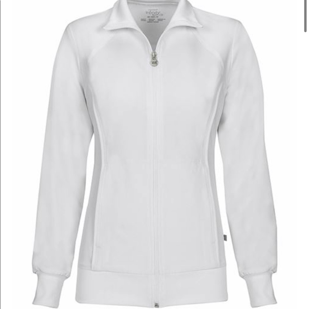 Cherokee Infinity Zip Up Warm-Up Scrub Jacket